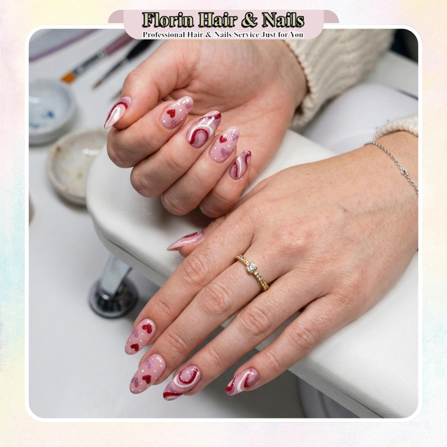 Valentine nail collection